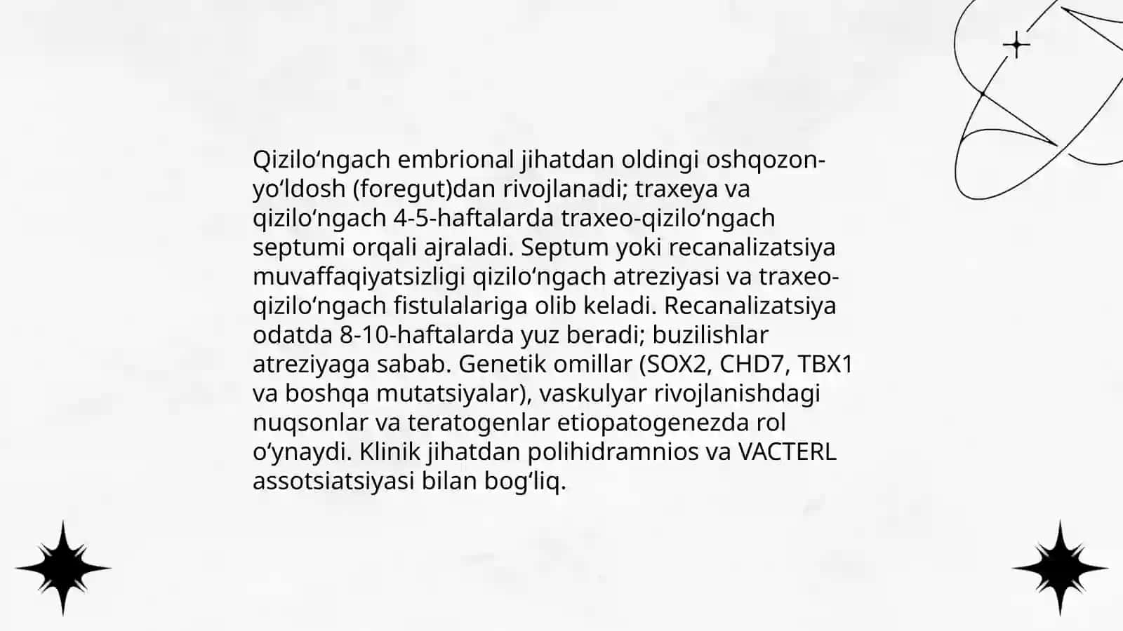 Qiziloʻngach tugʻma nuqsonlari va anomaliyalari 4