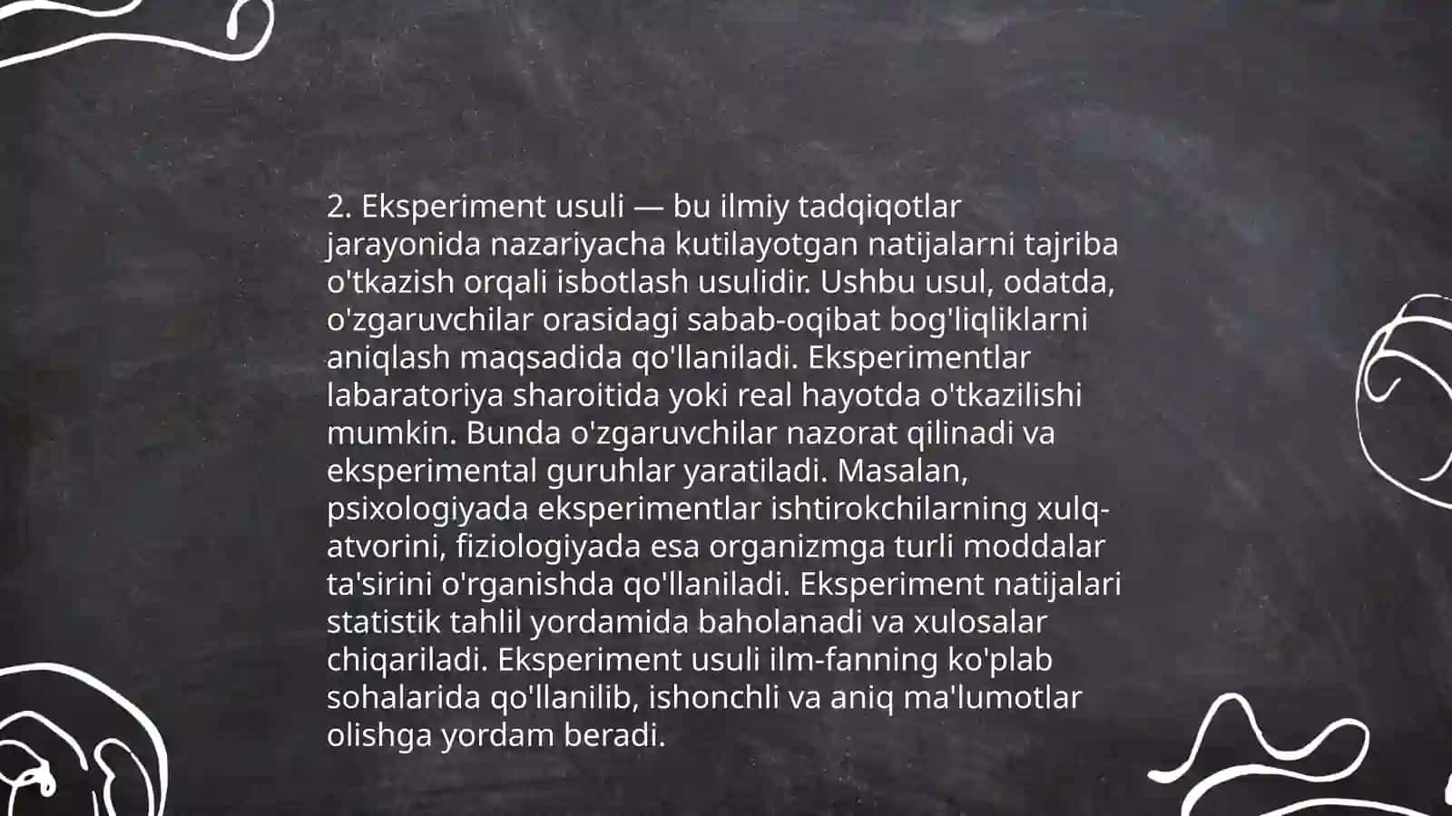 Hozirgi zamon psixologiyasining tadqiqot metodlari 4