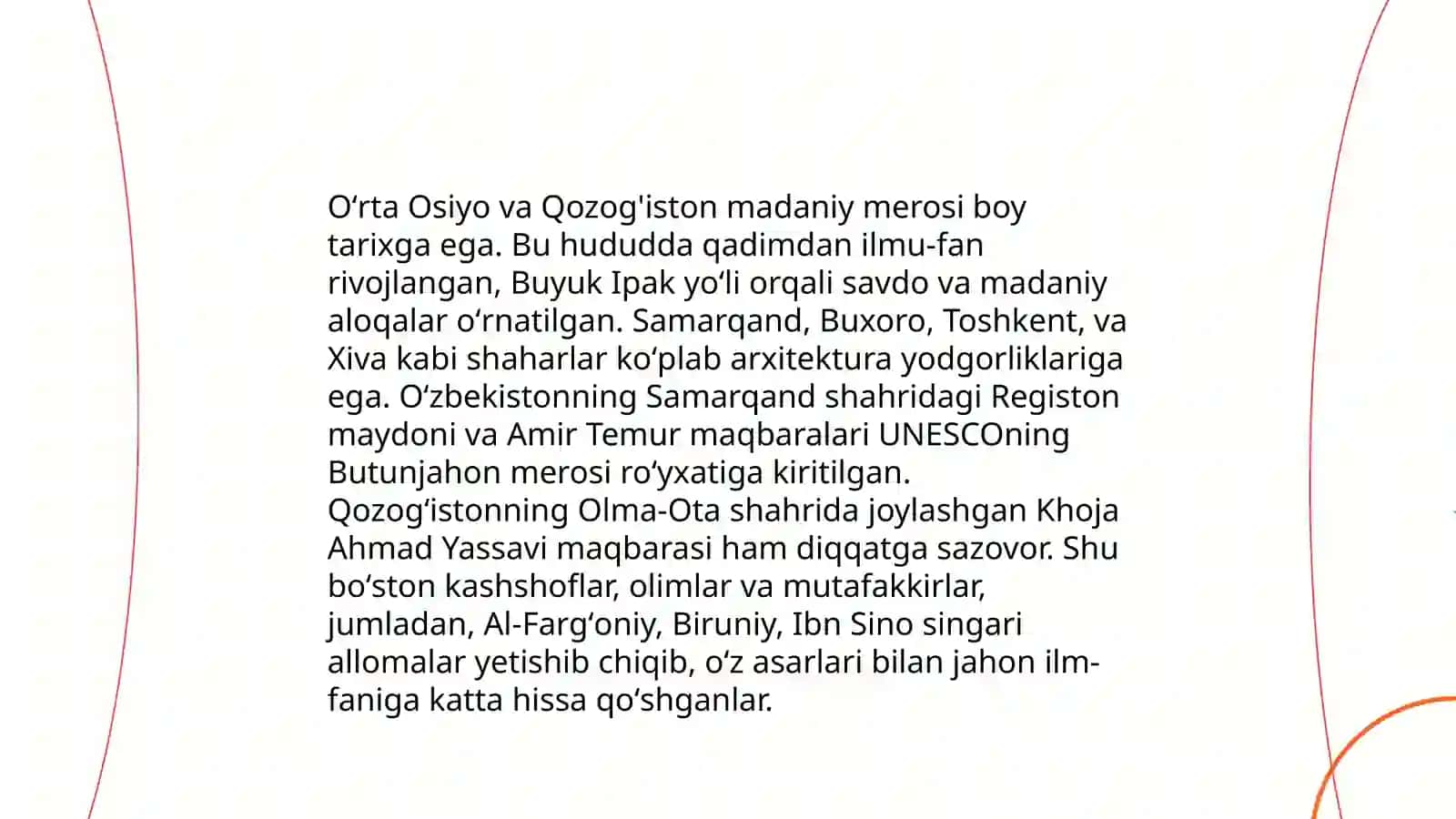 Oʻrta Osiyo va Qozog'iston xalqlari 4