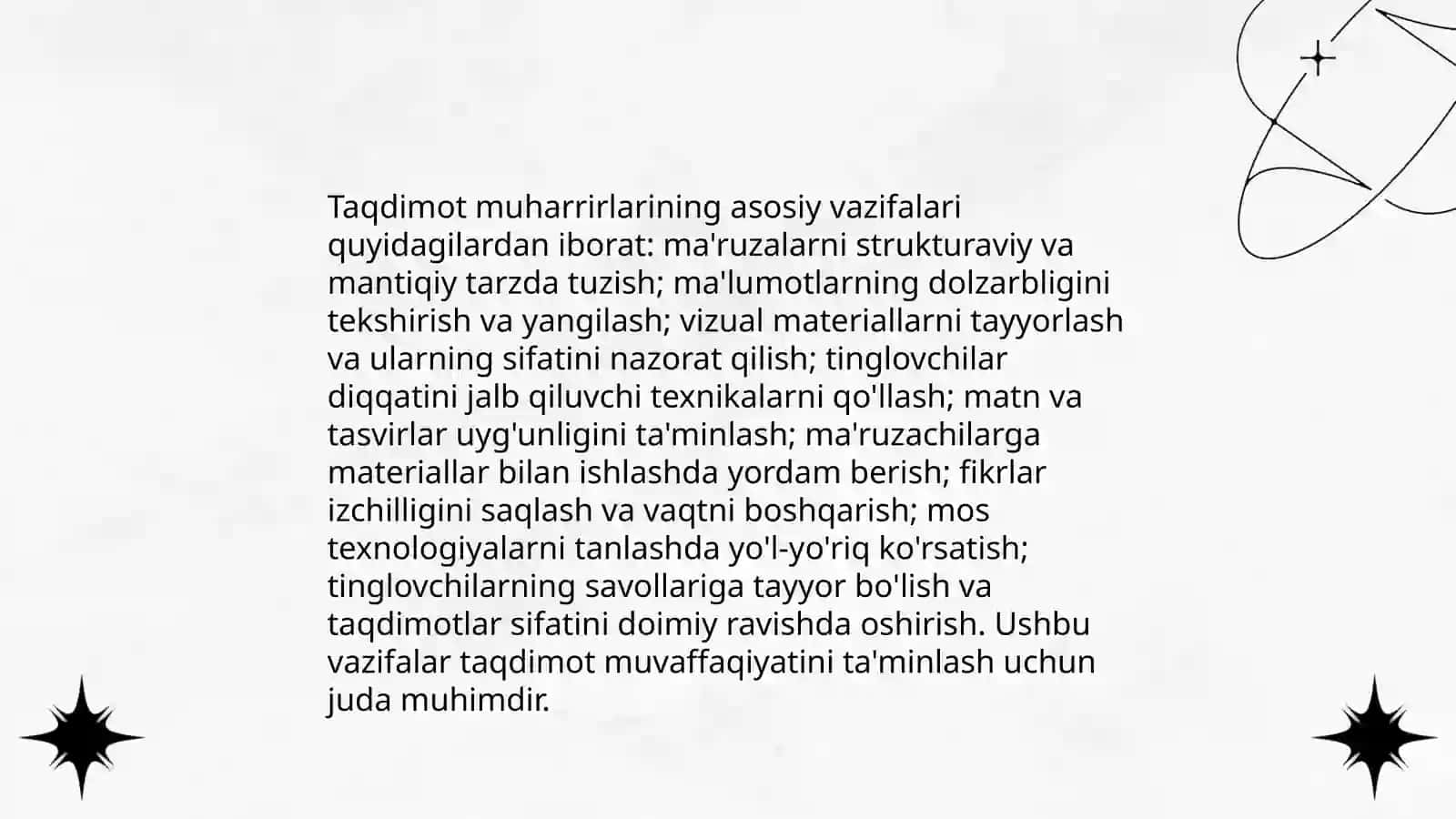 Taqdimot muharrirlari, ularning vazifasi va imkoniyatlari 4