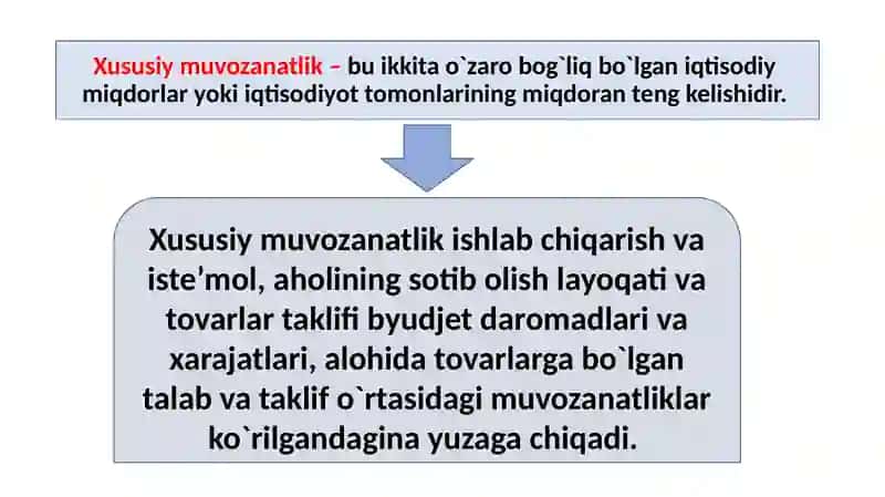 Umumiy muvozanatlik va samaradorlik 4
