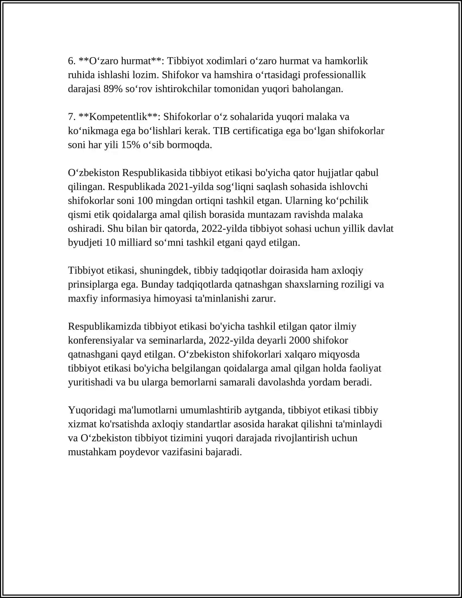 Tibbiyot Etikasi Asoslari 4