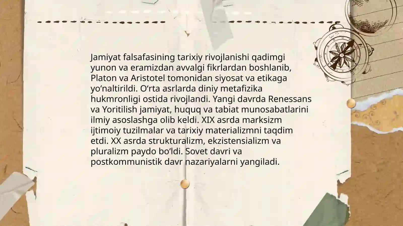 Jamiyat falsafasi 4