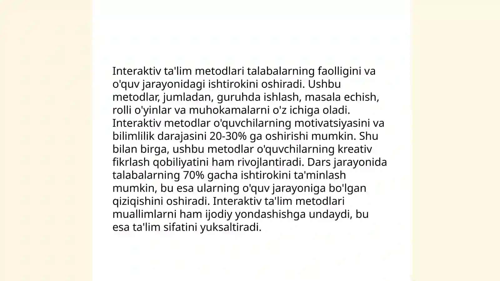 Ta'limda keys - stadi texnologiyasi 4