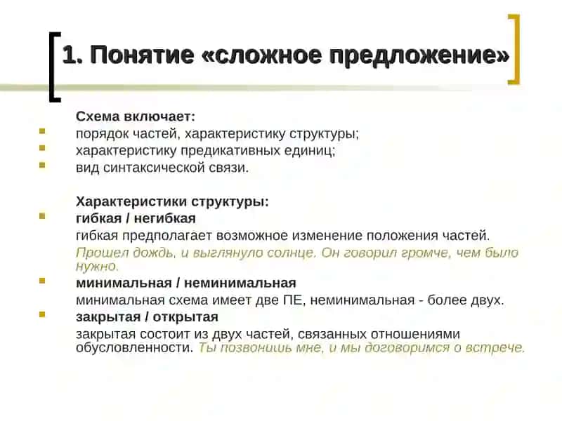 Сложное предложение 4