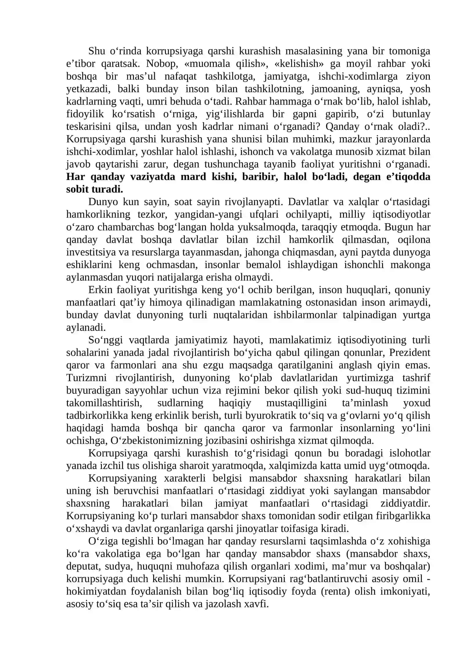 Korrupsiya – Global muammo sifatida 4