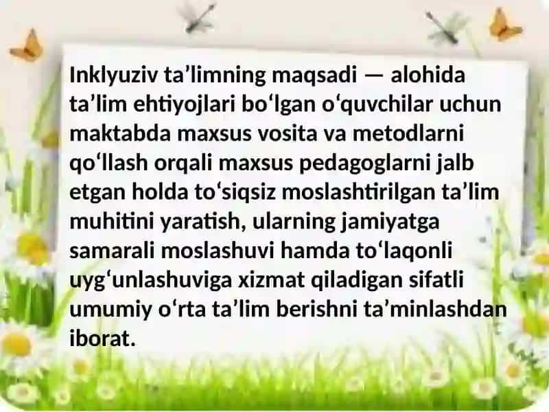 Inklyuziv ta'limning metod va usullari 4