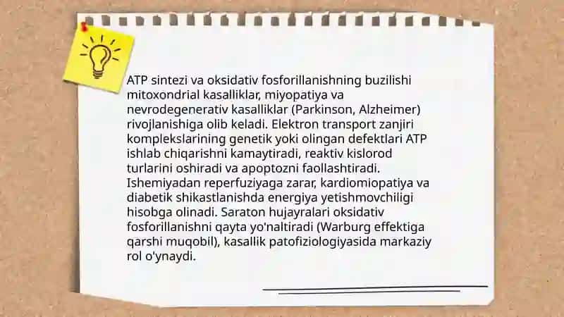 Hujayrada moddalar energiya va ma'lumot oqimi 4