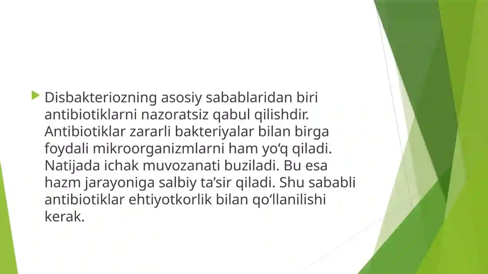Disbakterioz tushunchasi va uning sabablari 4