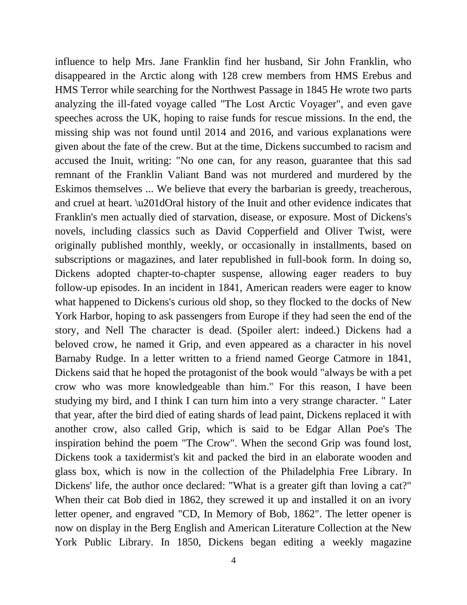 The Life and Works of Charles Dickens 4