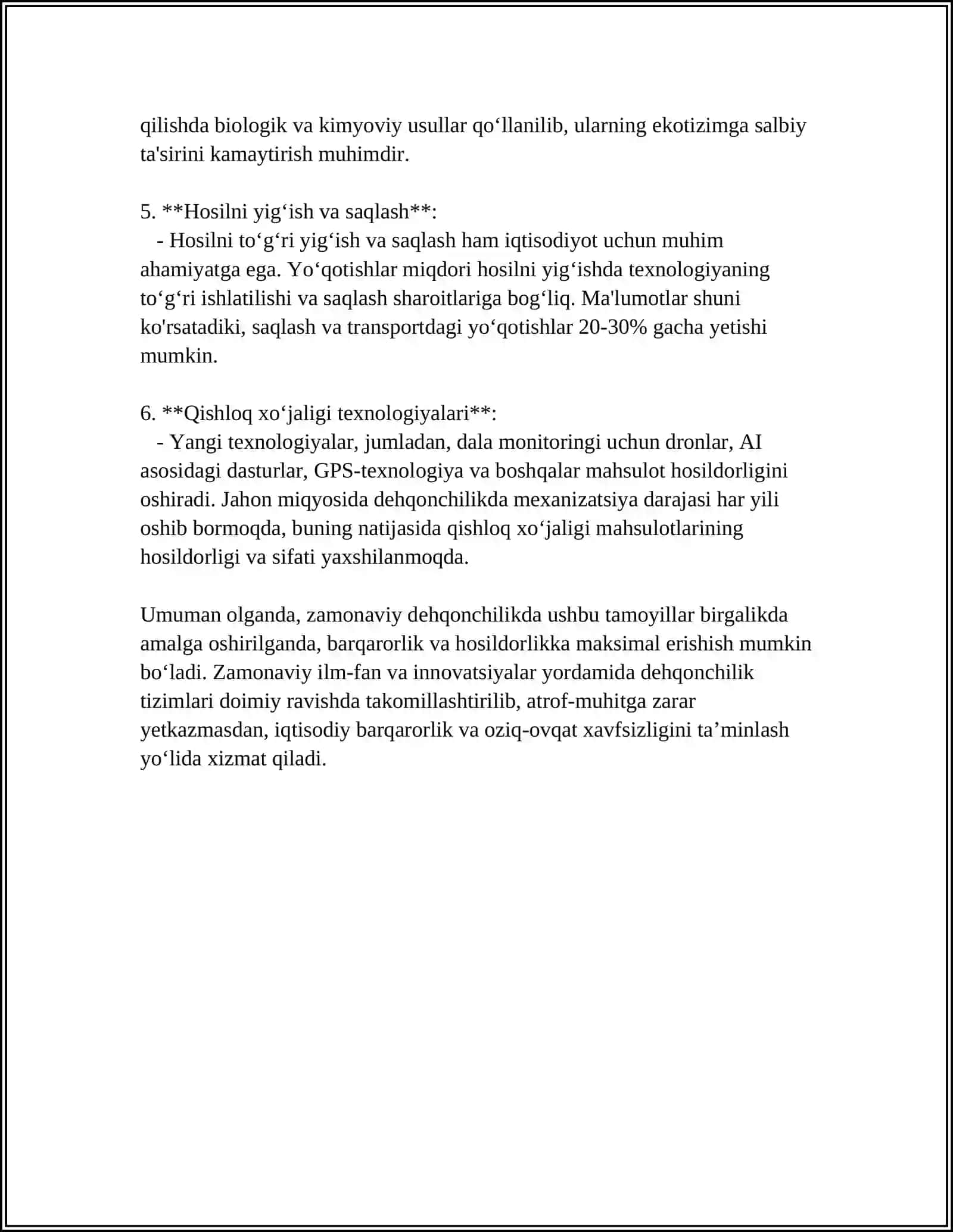 DEHQONCHILIK QONUNLAR VA TIZIMLARI 4