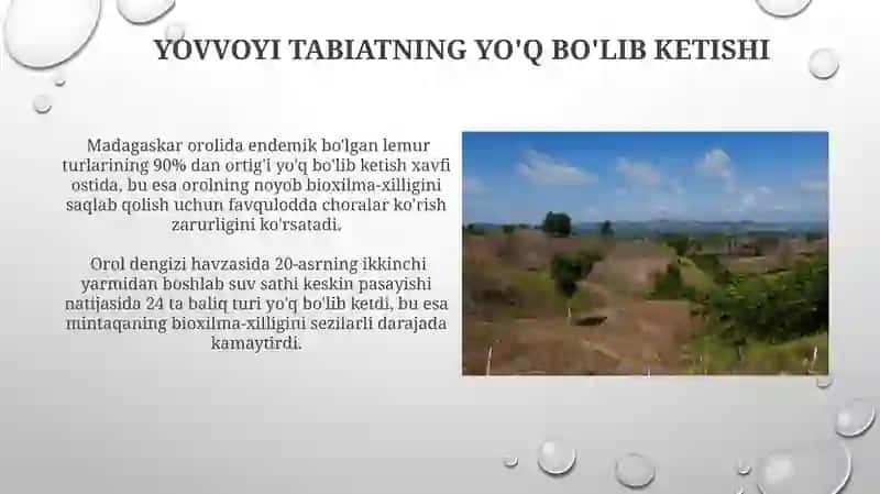 Biyalogik xilma xillikni qisqarishi 4