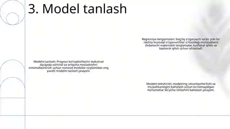 Regressiya Tenglamalari 4