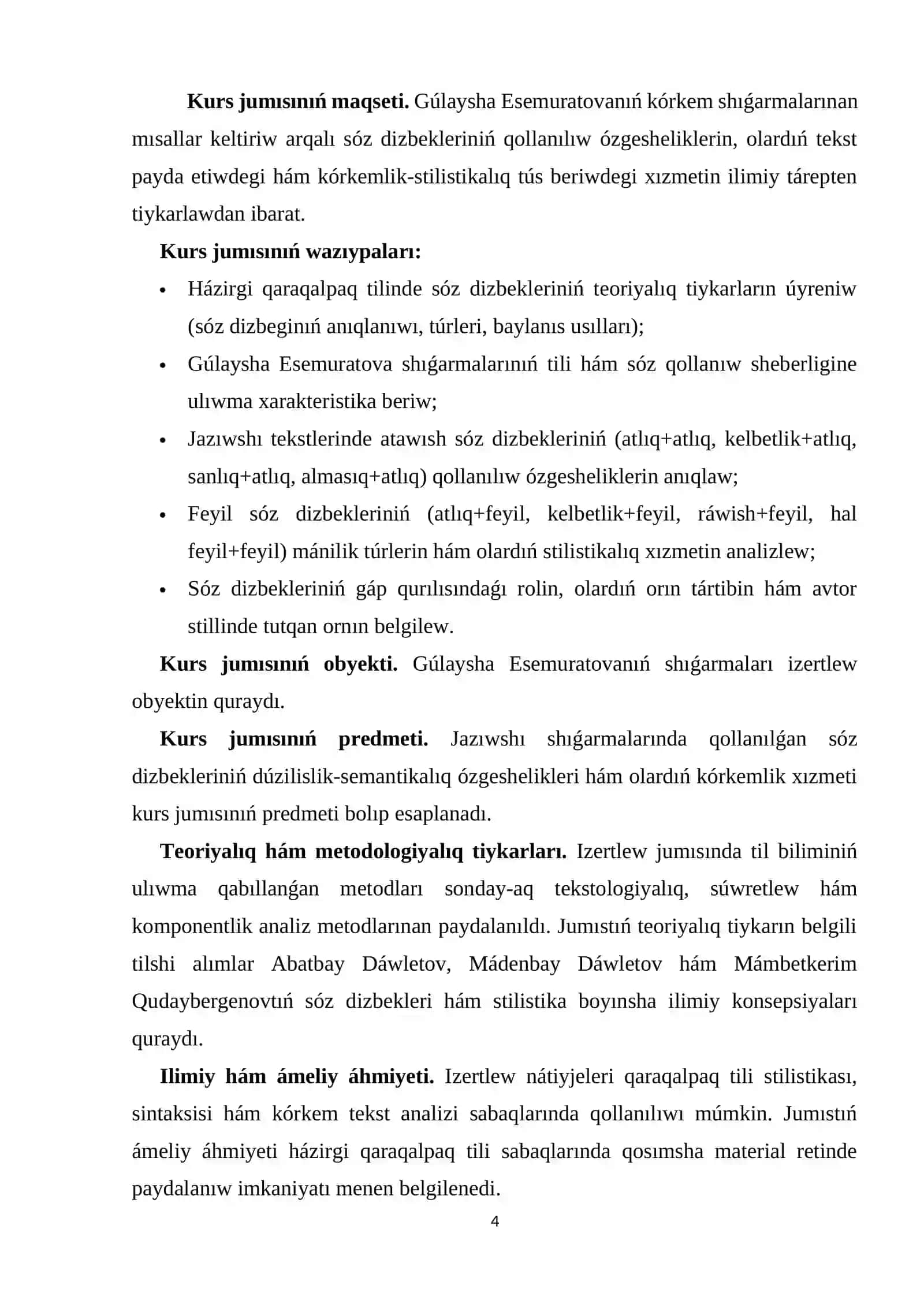 HÁZIRGI QARAQALPAQ ÁDEBIYATÍ 4