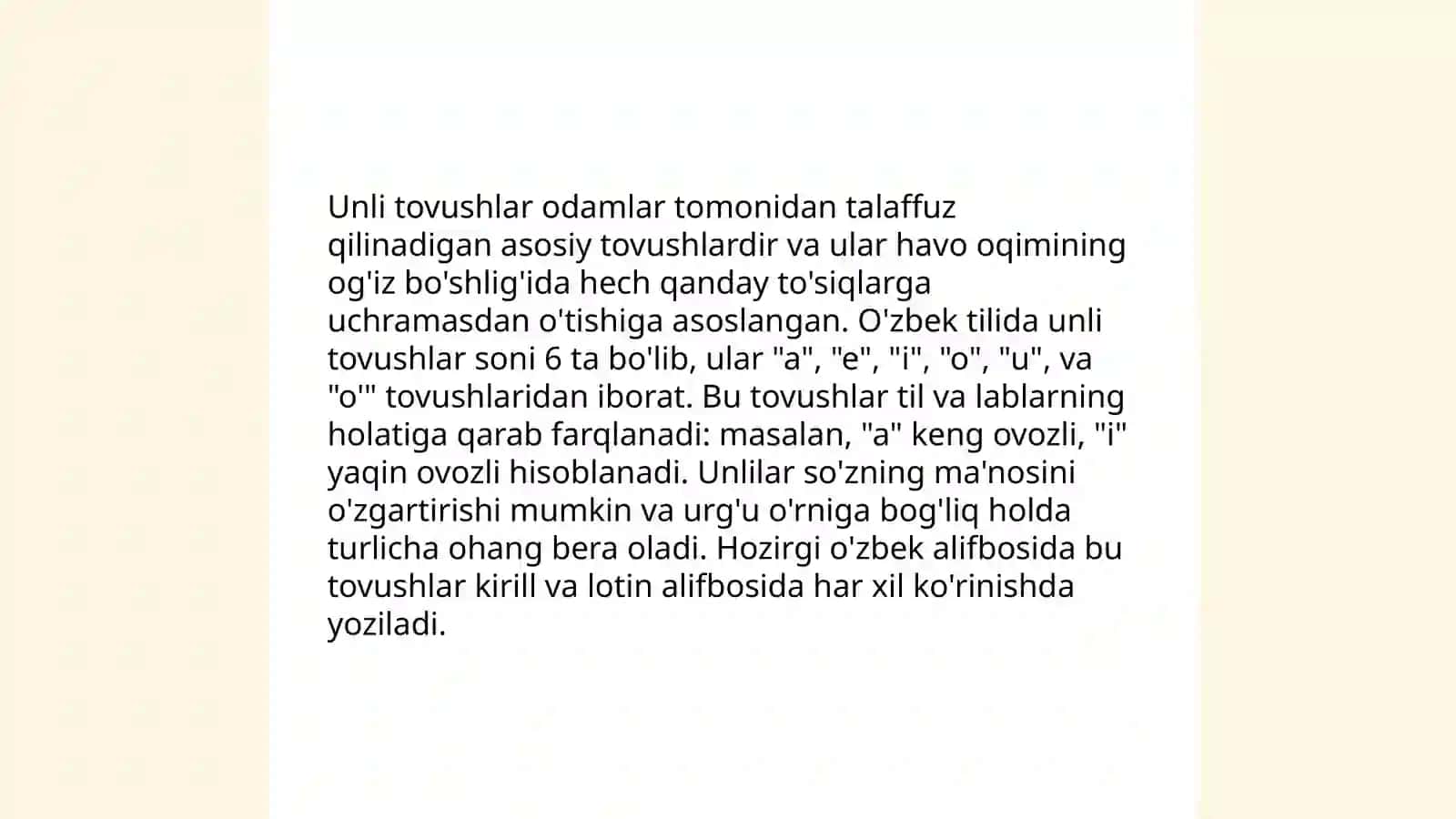Fonetika.Tovush turlari 4