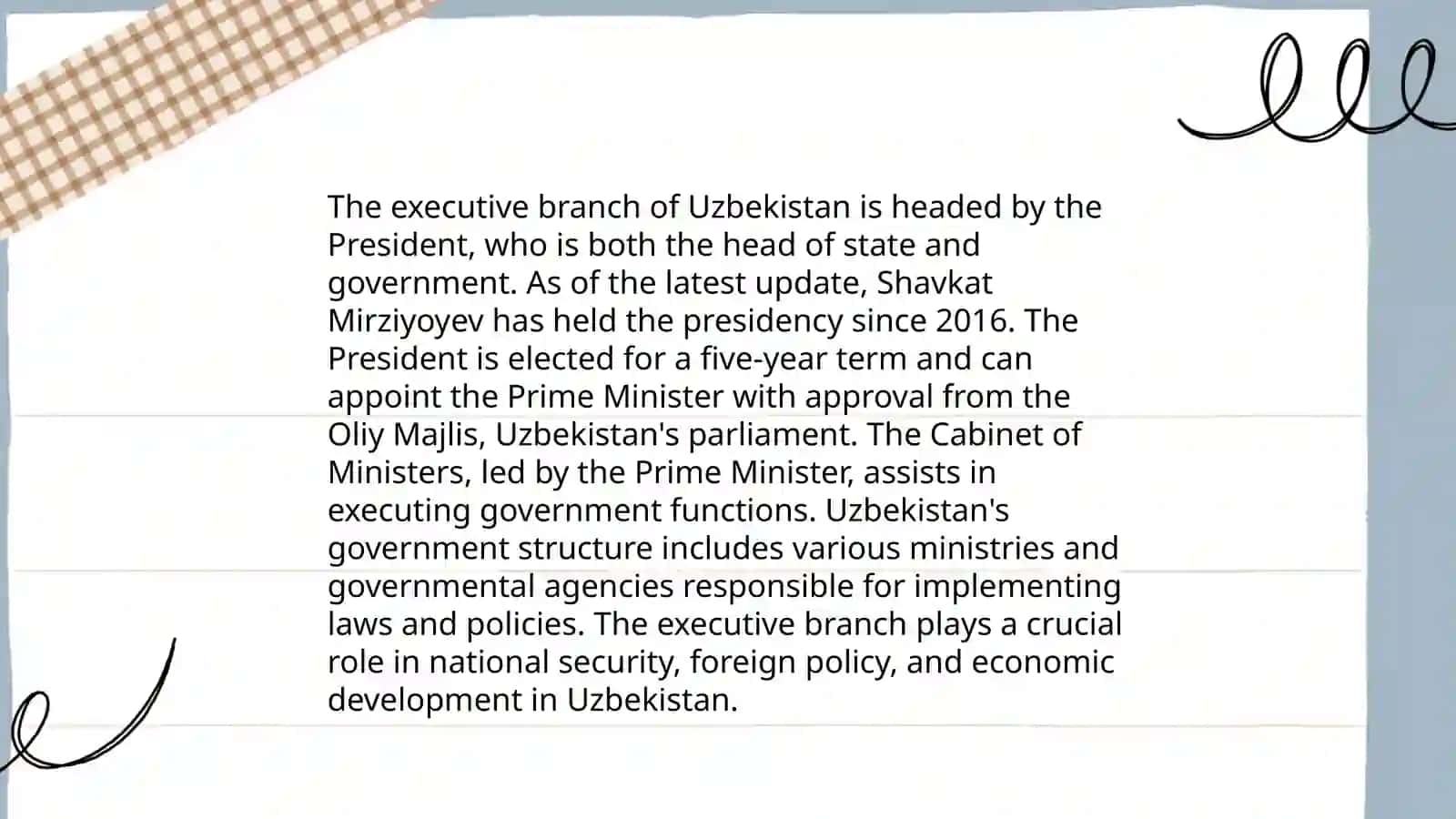 Govermental System of Uzbekistan 4