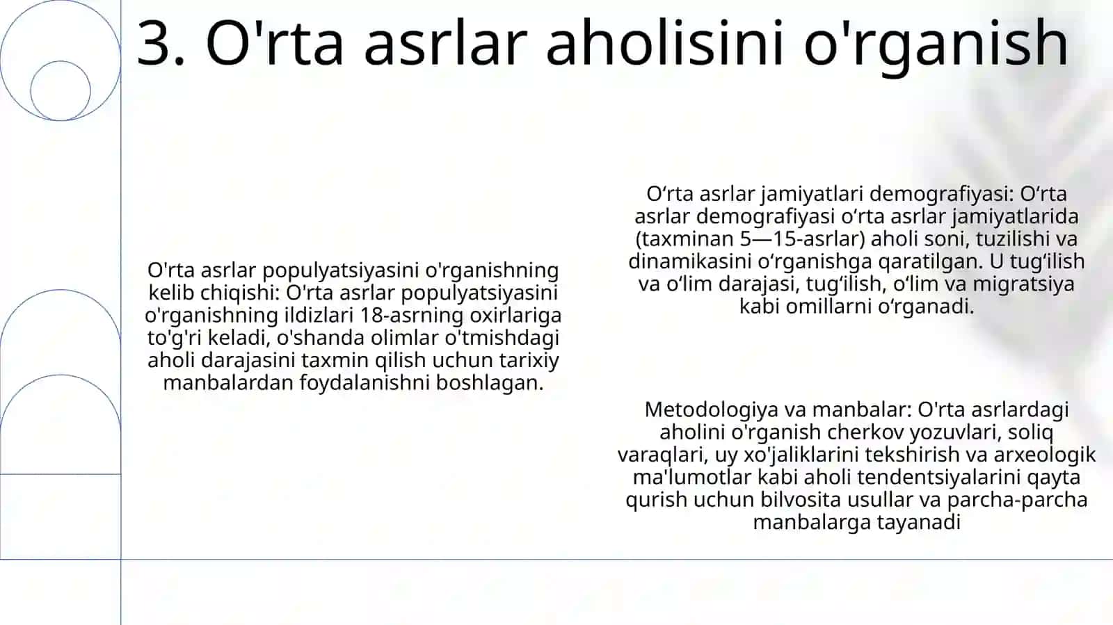 Demografik Tadqiqotlar Rivojlanish Tarixi 4