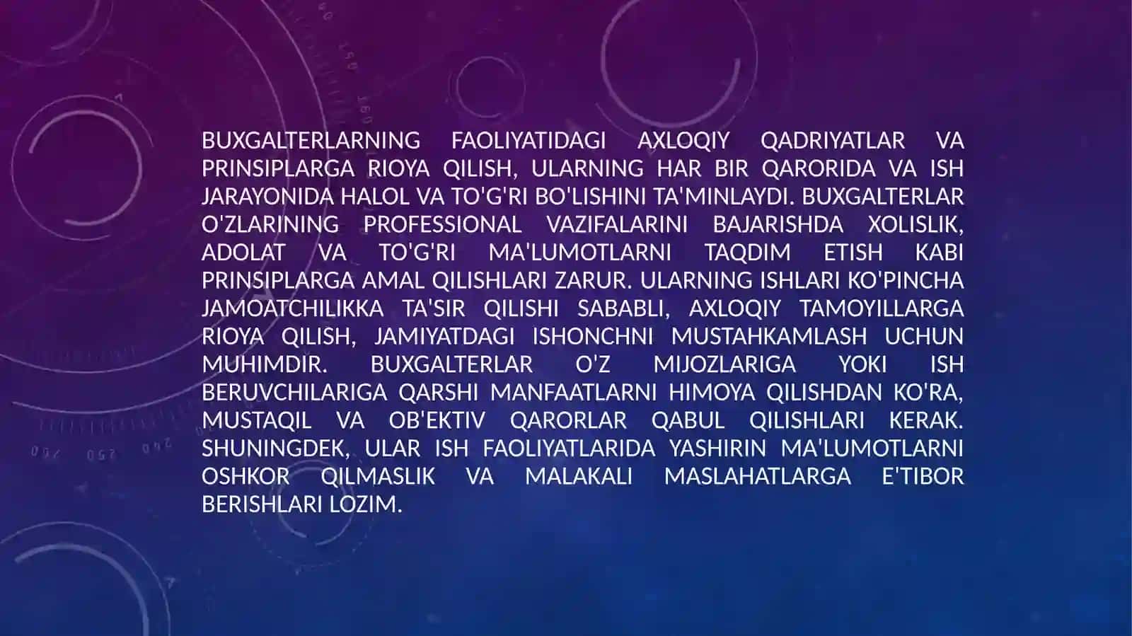 Buxgalterlar professional axloq kodeksi 4
