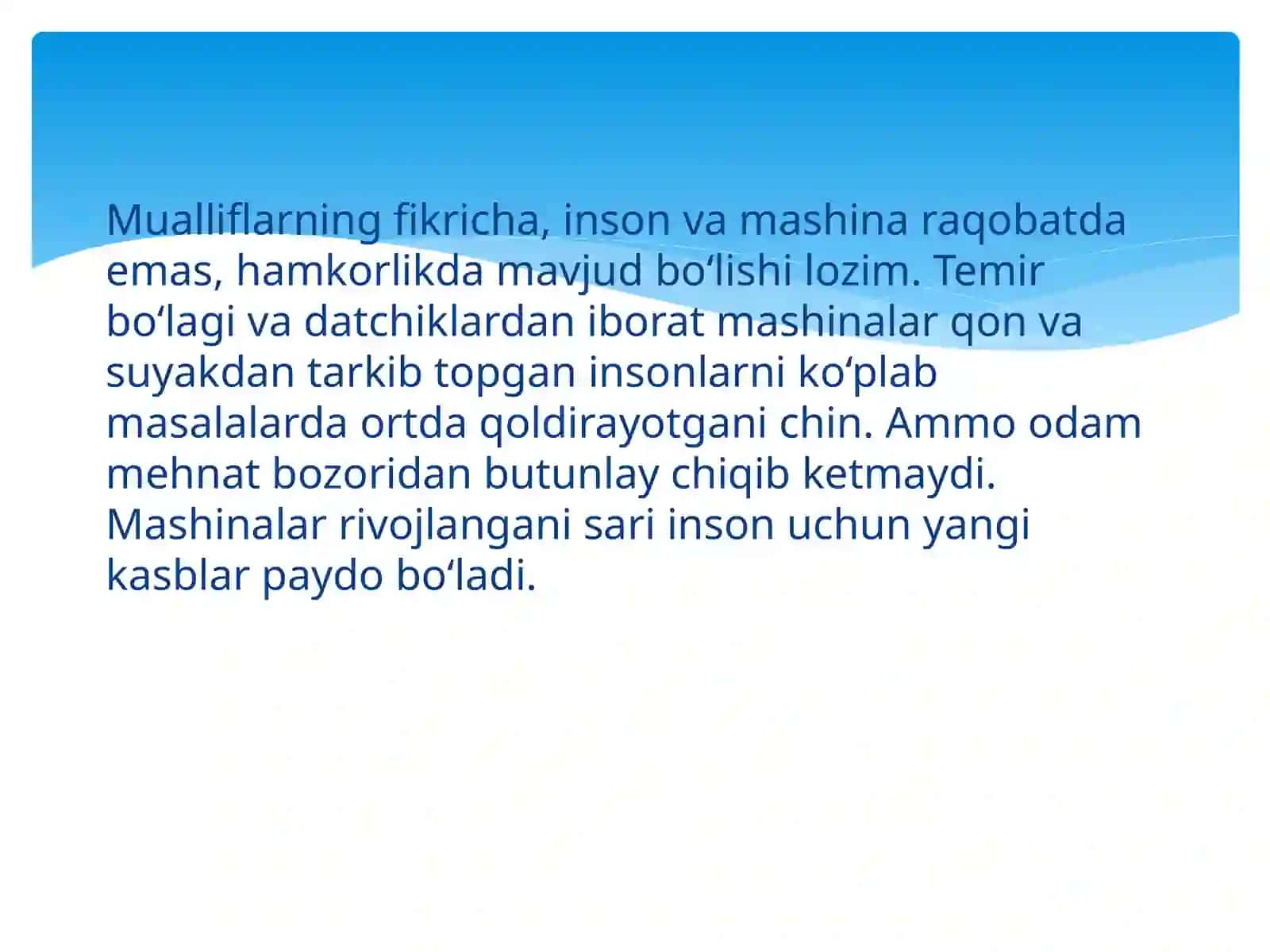 Inson va mashina hamkorligi 4