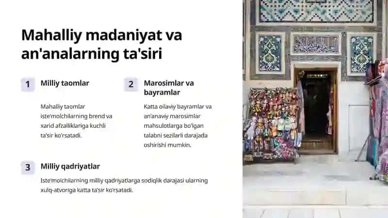 Iste’mol muhitining xususiyatlari 4