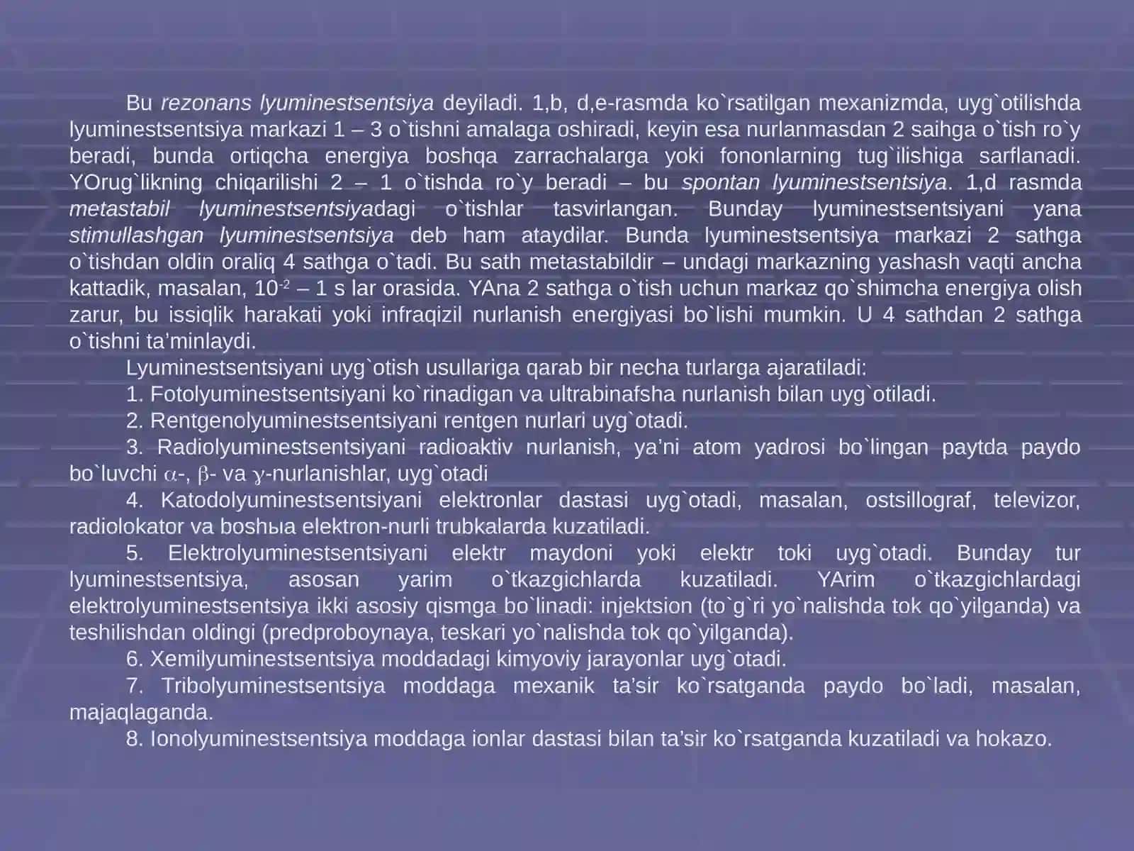 Nurlanishva uning turlari 4