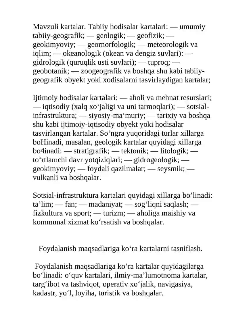 Geografik kartalar 4