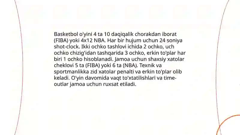 Basketbolning tarixi va rivojlanishi 4