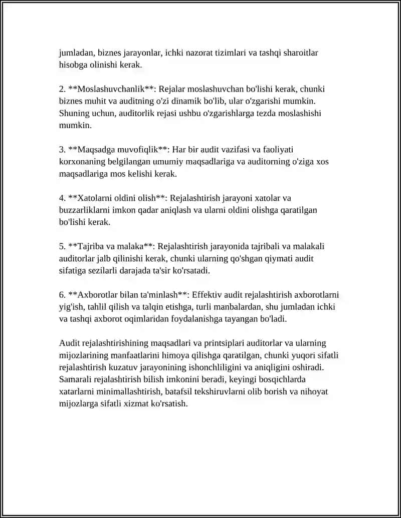 AUDITNI REJALASHTIRISH 4