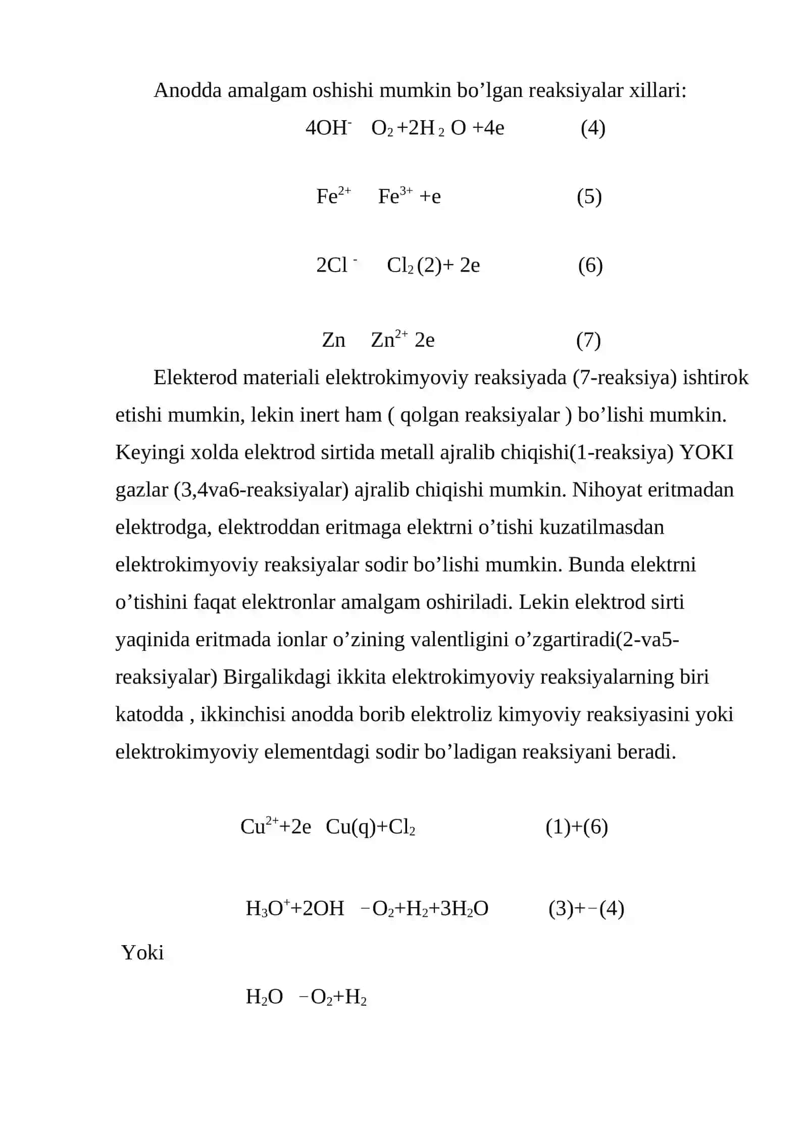 ELEKTROKIMYO. ASOSIY TUSHUNCHALAR 4