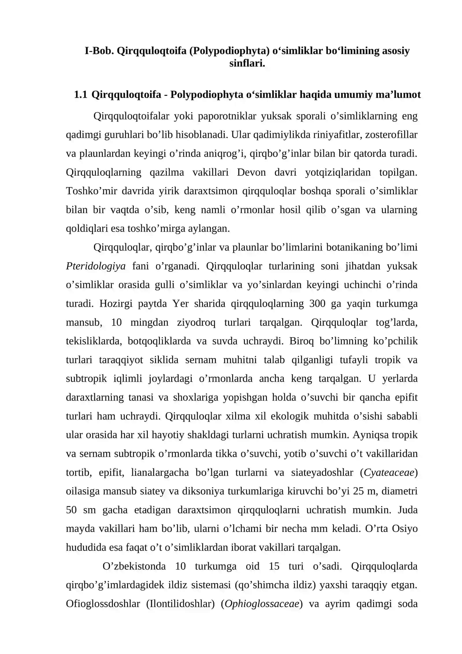 QIRQQULOQSIMONLAR SISTEMATIKASI VA EVOLYUTSION AHAMIYATI 4