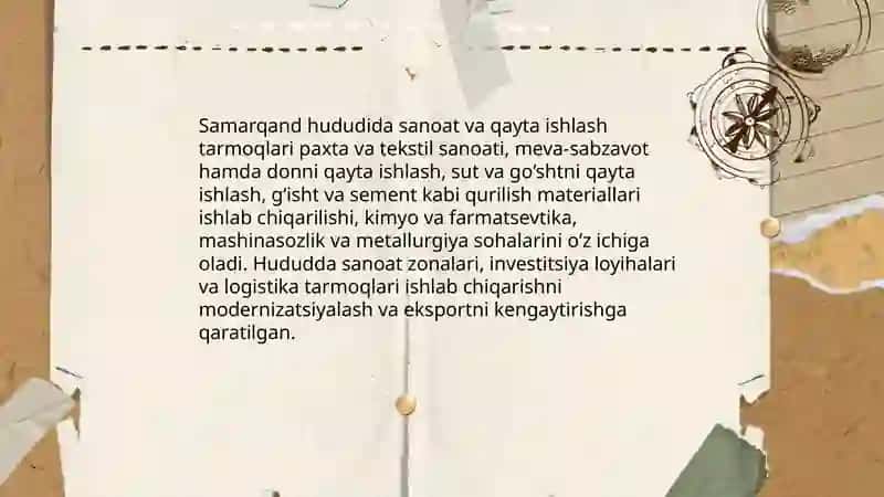 Samarqand mintaqaviy iqtisodyoti 4