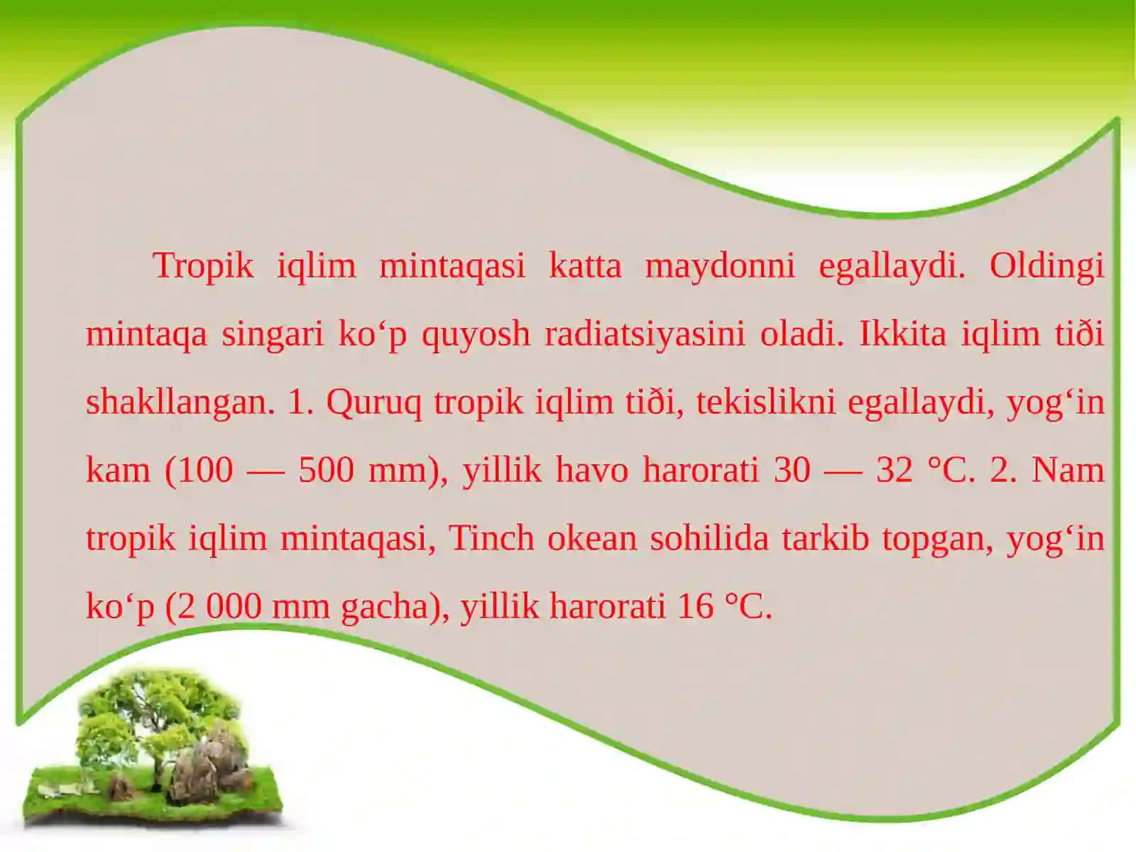 Iqlimi, ichki suvlari va tabiat zonalari 4