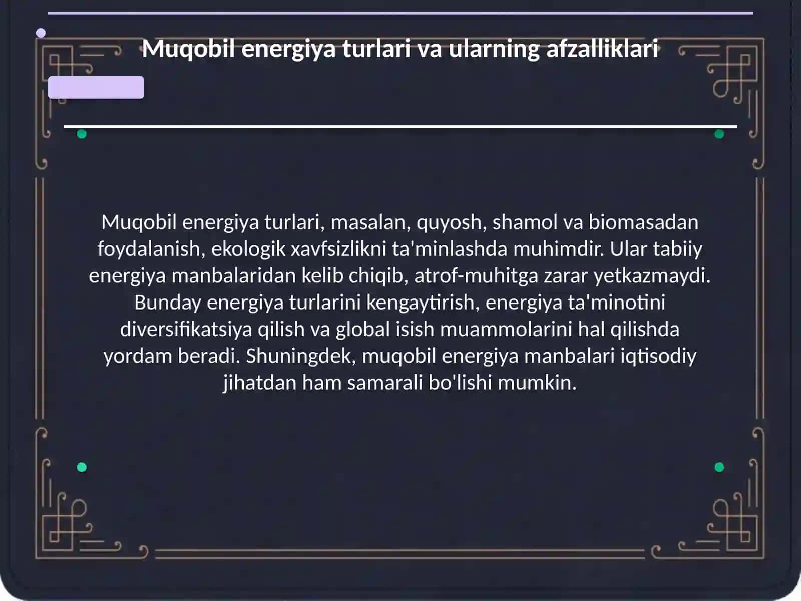 Tabiiy resurslar va ularning klassifikatsiyasi 4