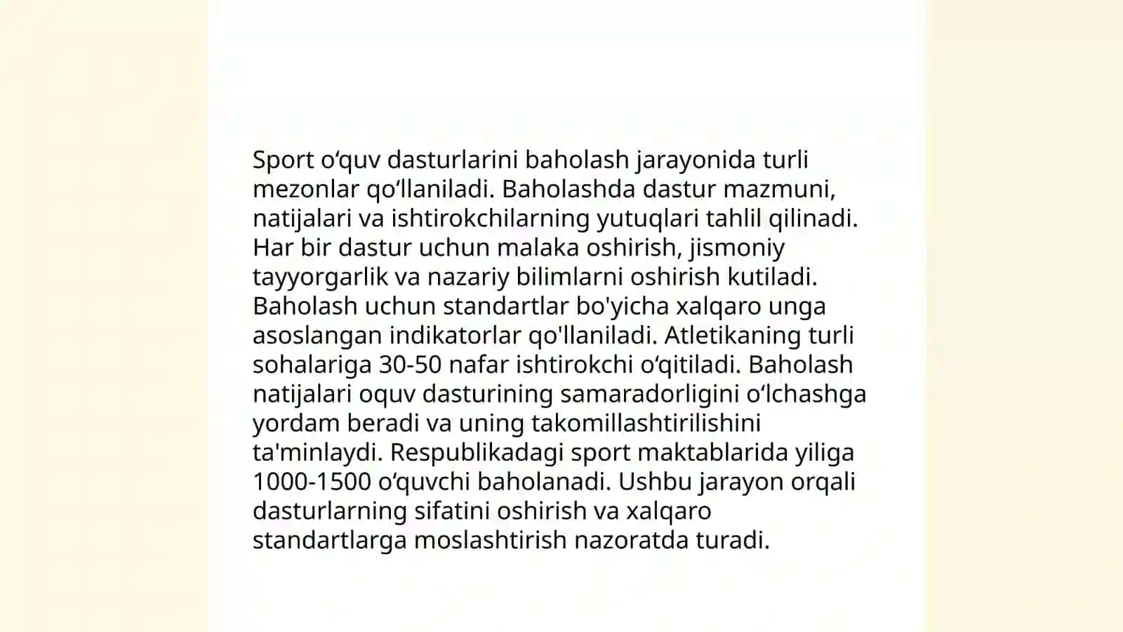 Sportda pedogogik baholsh 4