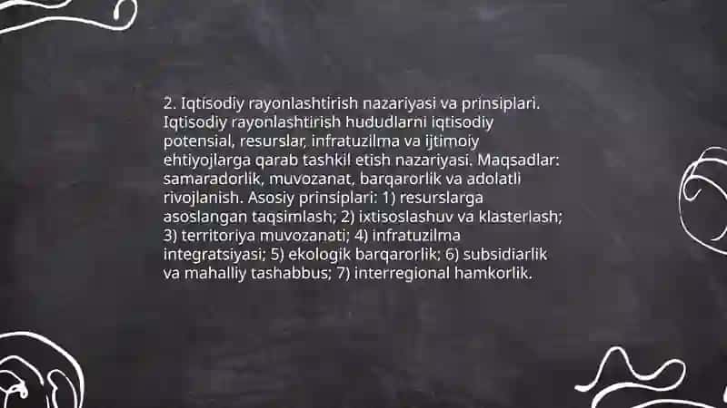 Hududiy majmualar va iqtisodiy rayonlashtirish 4