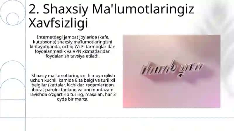 Siz Haqingizdagi Ma'lumotlar 4