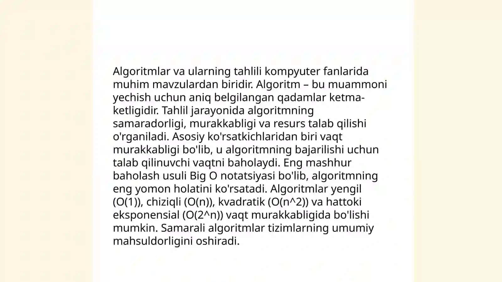 Ma'lumotlar tuzilmalari 4