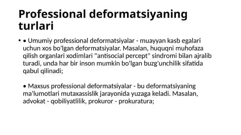 Kasbiy deformatsiya 4