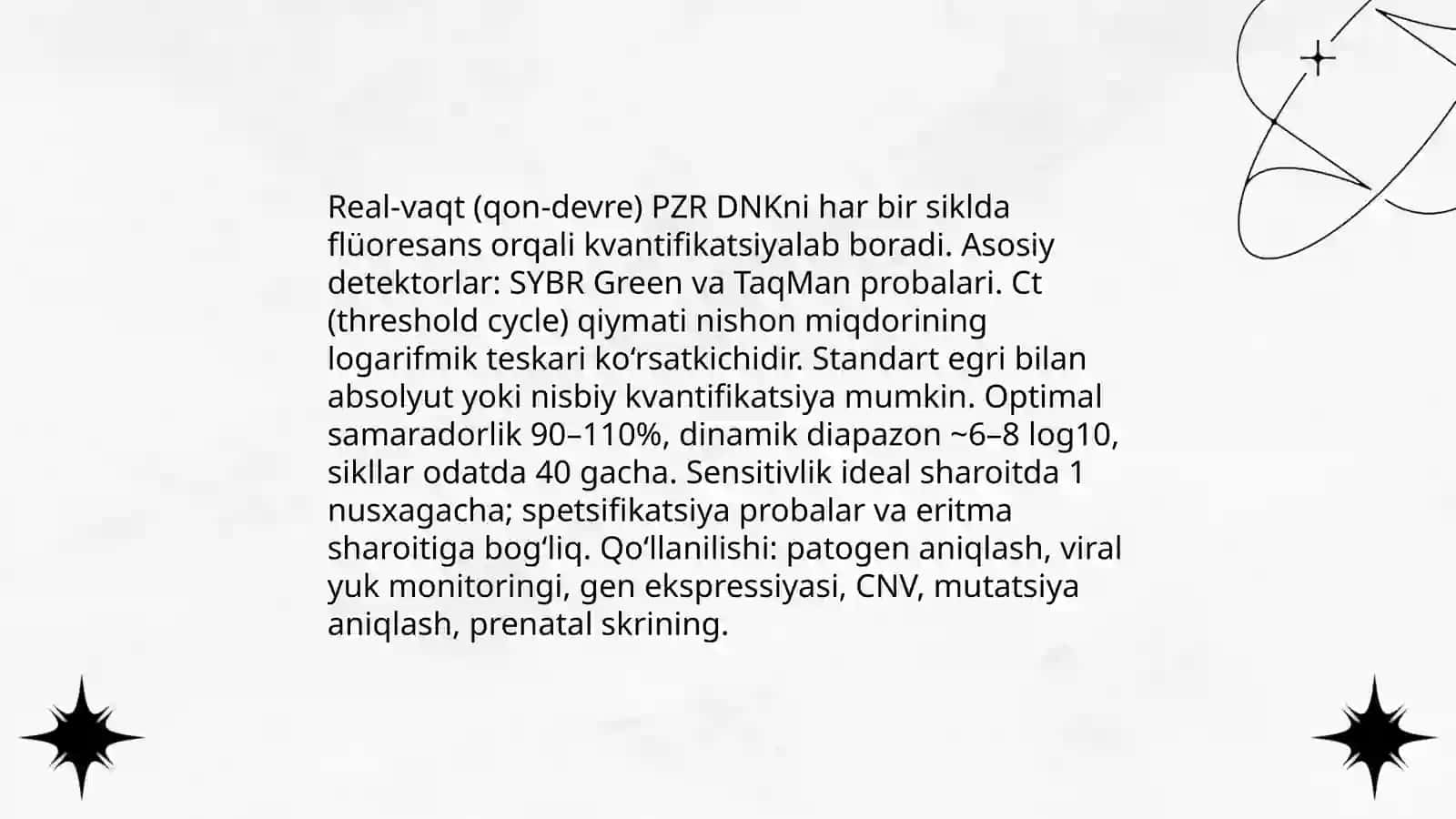 PZR – tashxis. Molekular genetika asoslari va irsiy kasalliklar 4