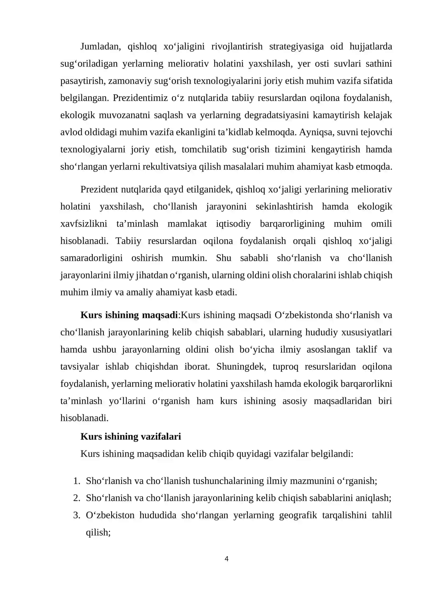 O‘zbekistonda sho‘rlanish va cho‘llanish muammolari 4
