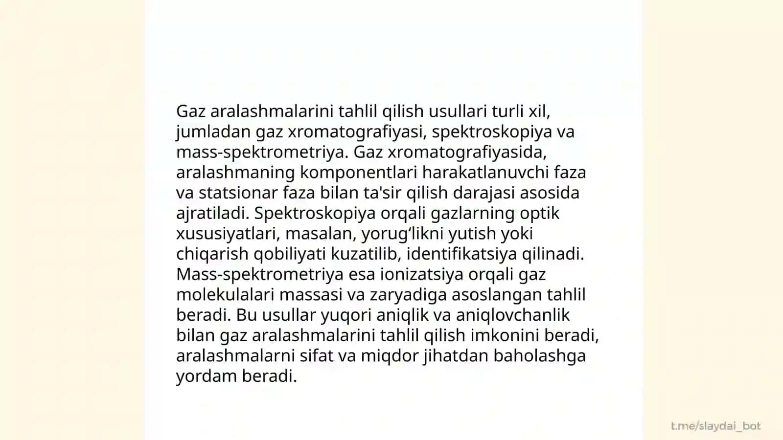 Havoning kimyoviy analizi 4