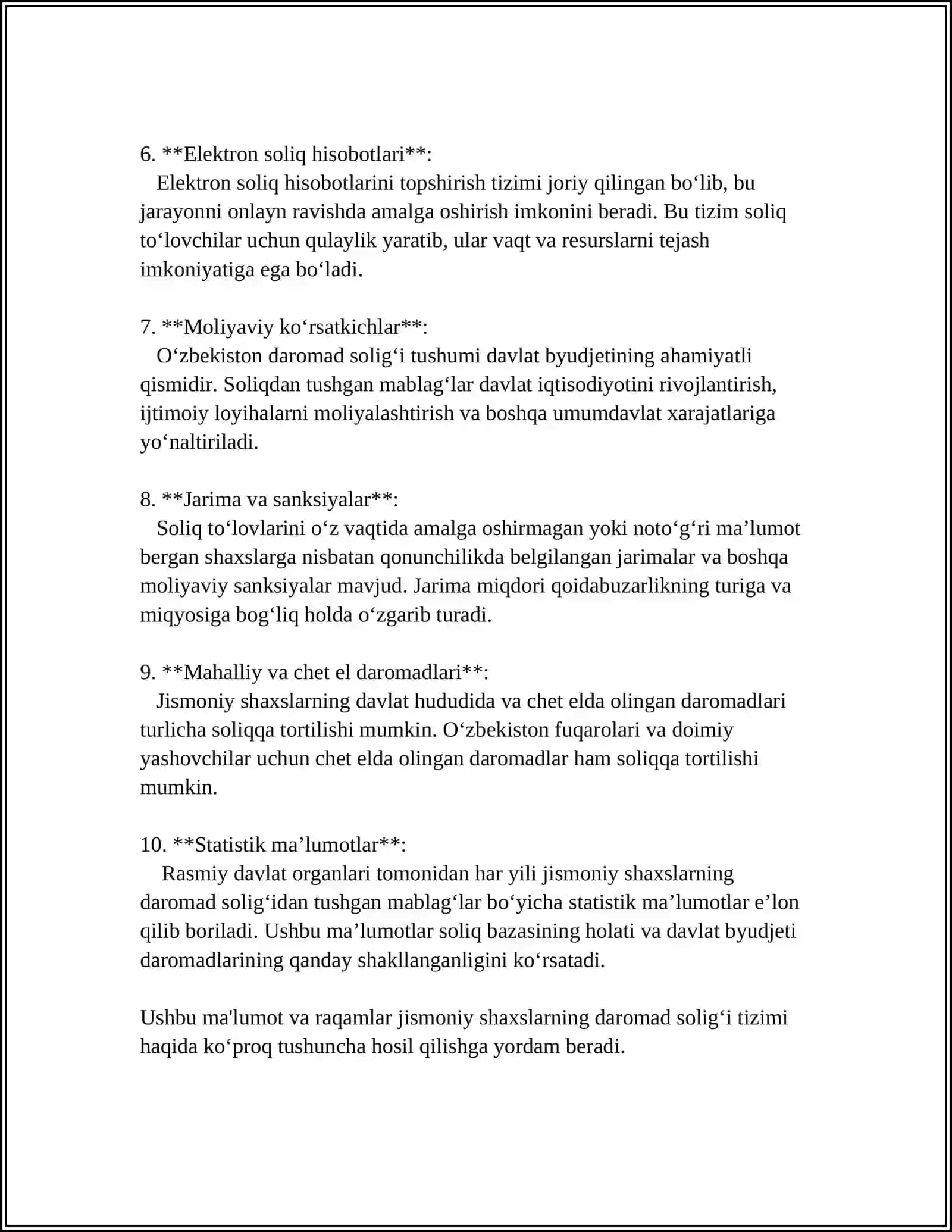Jismoniy shaxslarning daromad solig'i 4