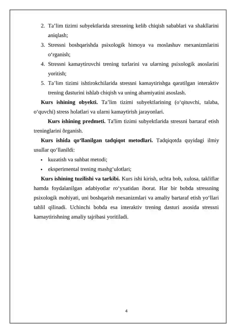 Ta’lim tizimi subyektlarida  stressni bartaraf etish treninglari 4