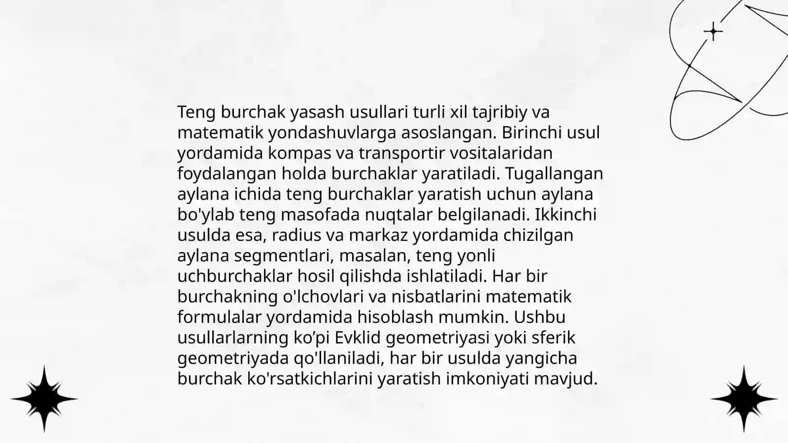 Teng burchak yasash 4