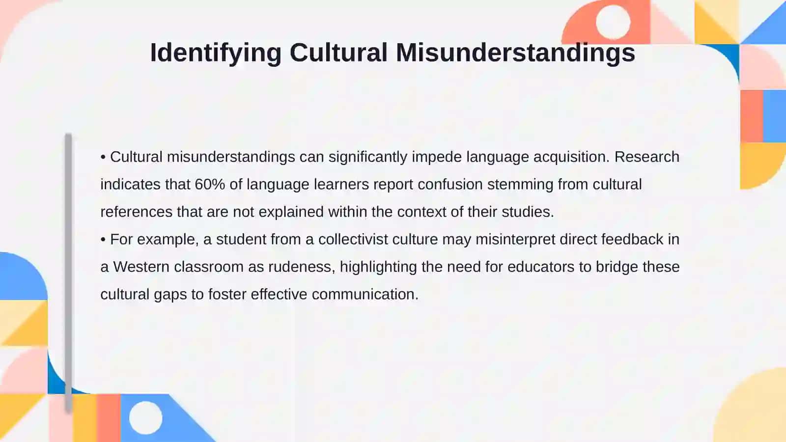Problems of teaching English through culture based activities 4