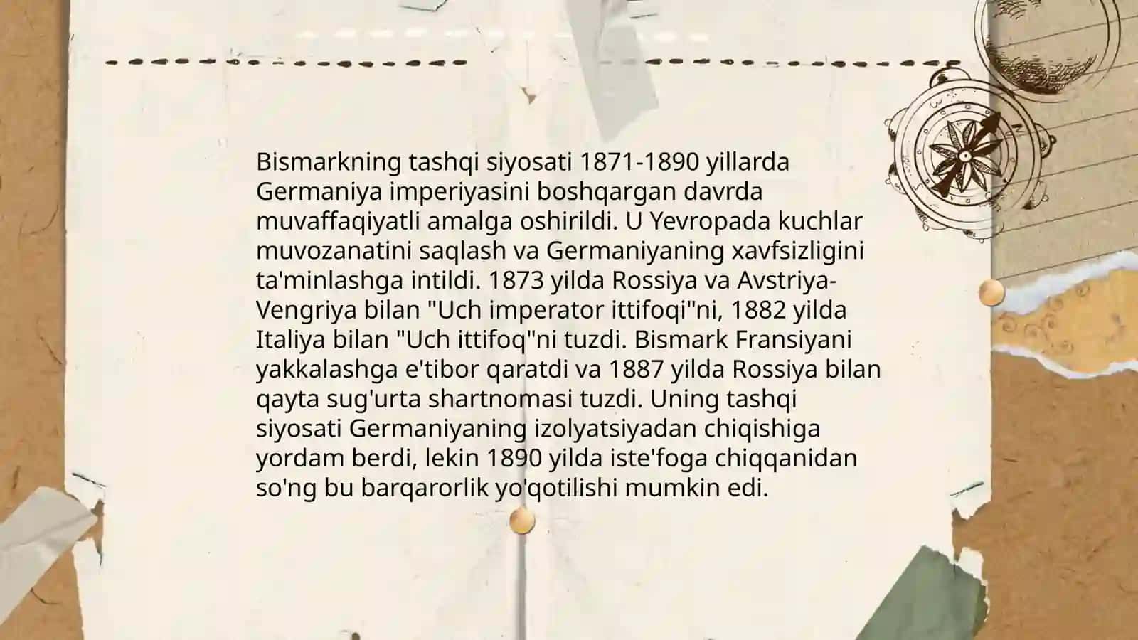 Germaniya imperiyasining tashqi va ichki siyosati 4