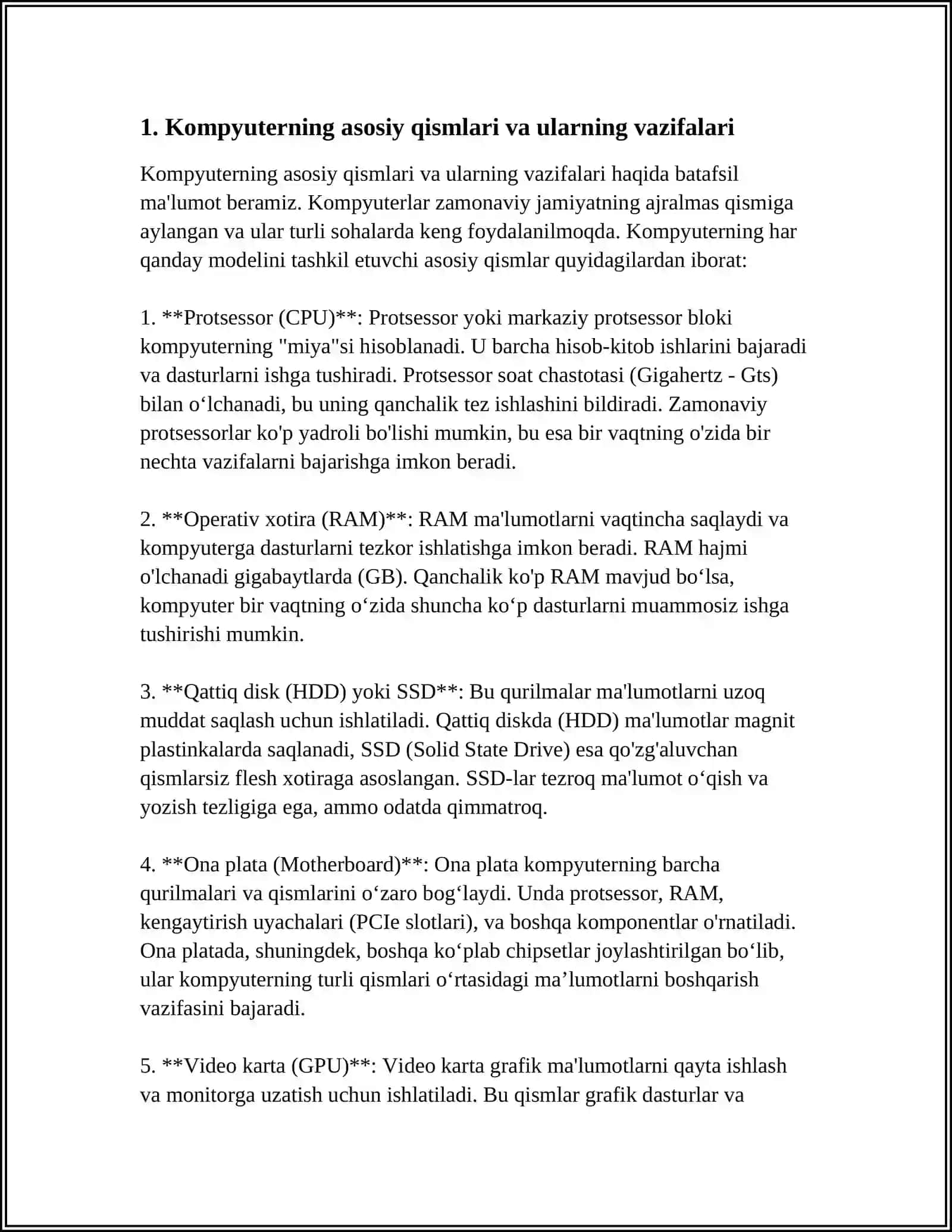 KOMPYUTER TEXNOLOGIYALARIDAN FOYDALANISH PRINTSIPLARI 4