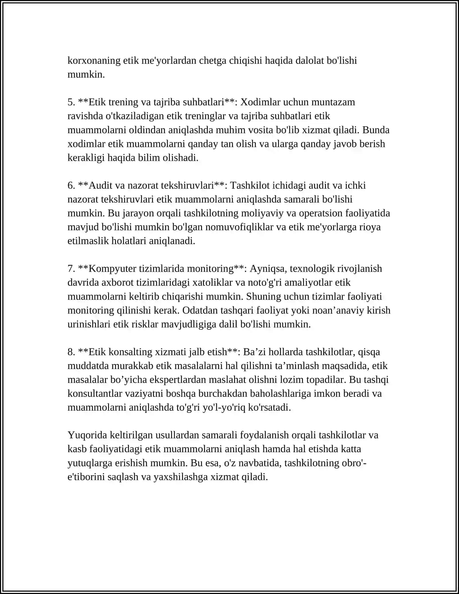 IJRO ETISH MAHORATINI OSHIRISH USULLARI 4