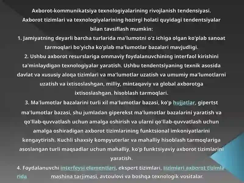 Zamonaviy IKTining texnik ta’minoti 4