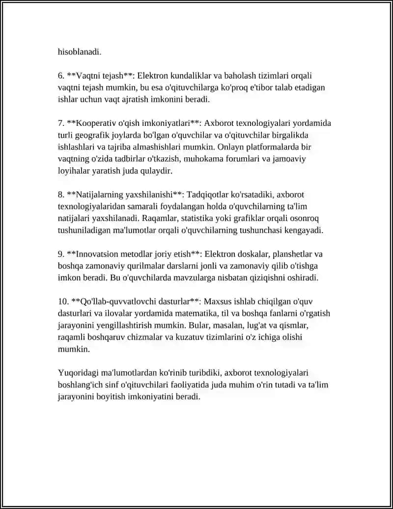 Axborot texnologiyalari 4